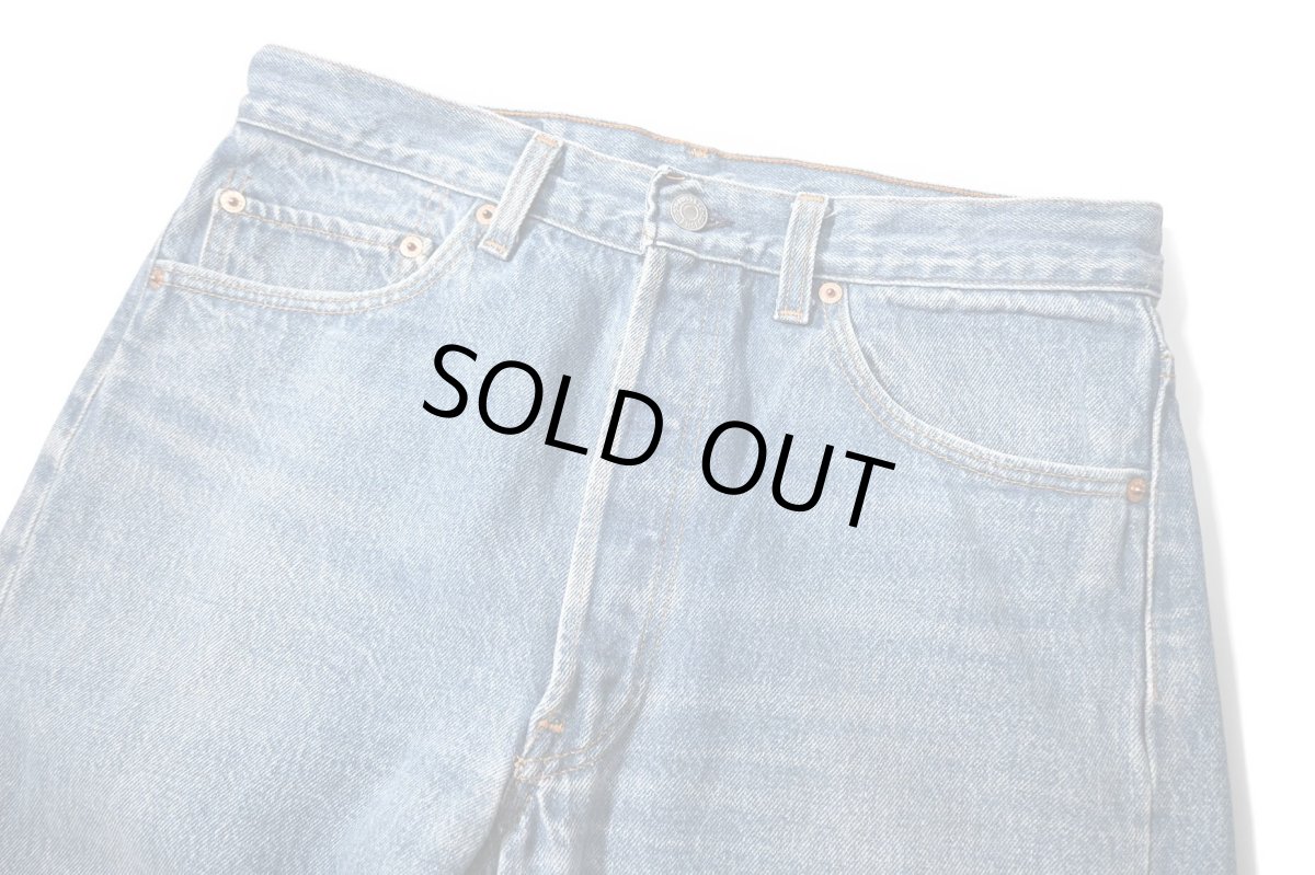 画像2: 92' Used Levi's 501 Denim Pants Cut Off made in USA リーバイス (2)