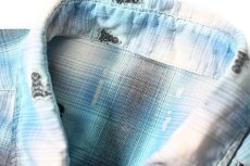 画像4: 60-70s Used Ombre Check Western Shirt (4)