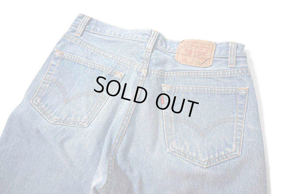 画像4: 92' Used Levi's 501 Denim Pants Cut Off made in USA リーバイス (4)