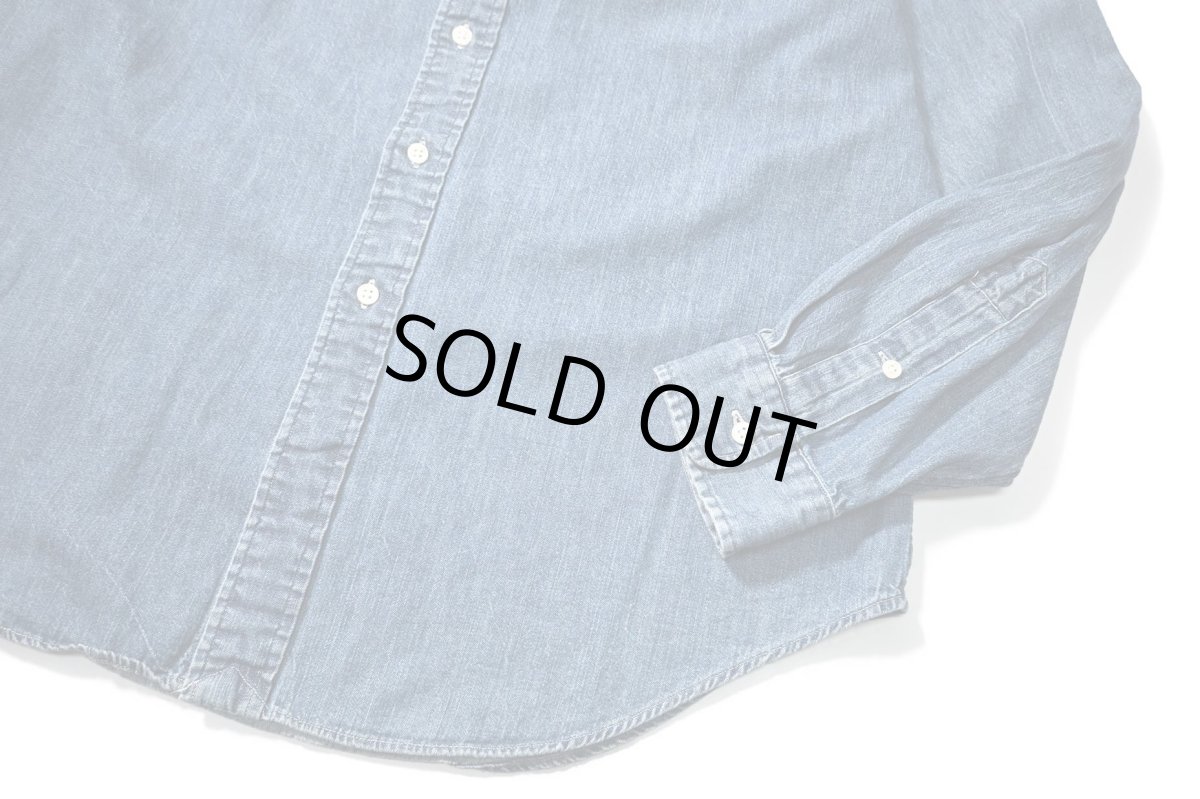 画像3: 90-00s Used Ralph Lauren Dungaree B/D Shirt "Classic Fit" (3)