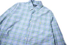 画像2: 90-00s Used Ralph Lauren Plaid B/D Shirt "Custom Fit" (2)