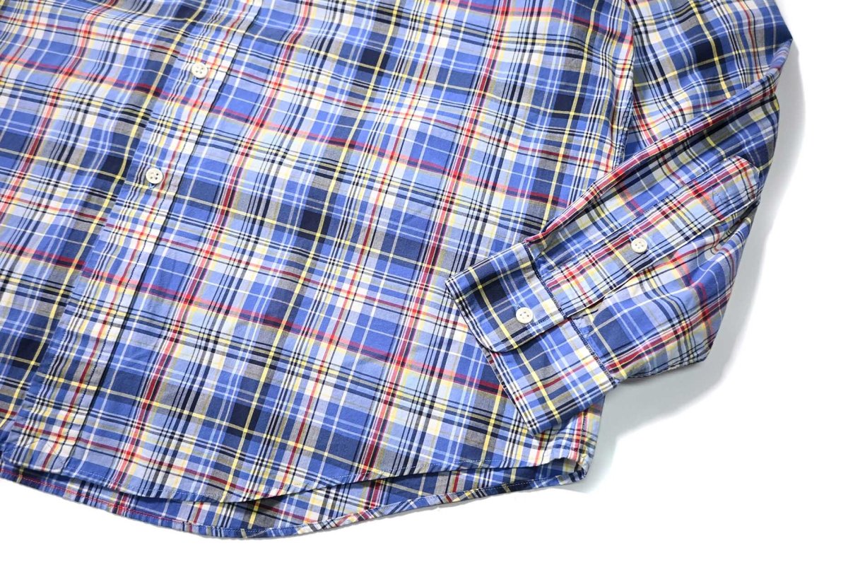 画像3: 90-00s Used Ralph Lauren Plaid B/D Shirt "Custom Fit" (3)