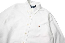 画像2: 90-00s Used Ralph Lauren Oxford B/D Shirt "Custom Fit" (2)