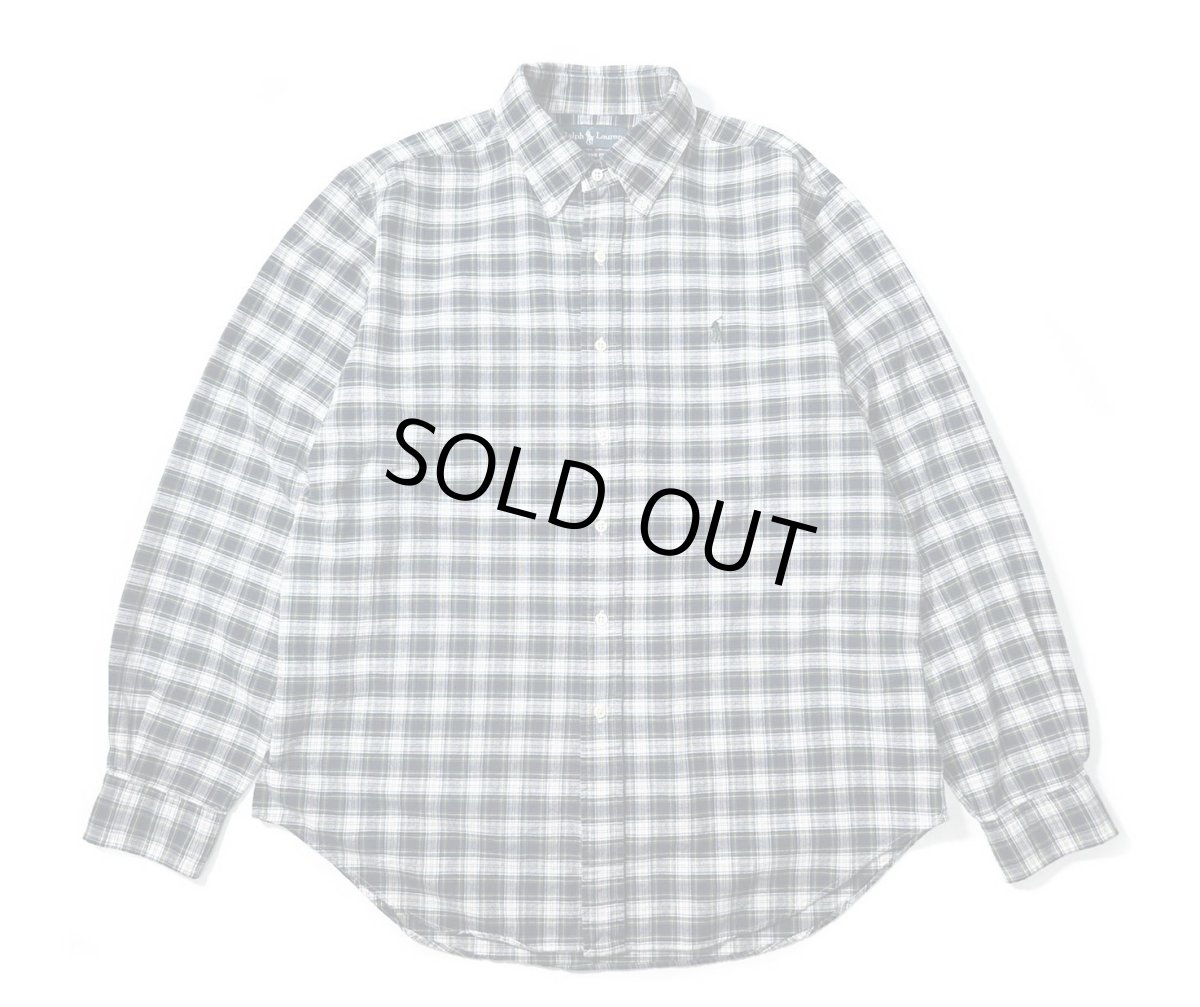 画像1: 90-00s Used Ralph Lauren Plaid B/D Shirt "Classic Fit" (1)
