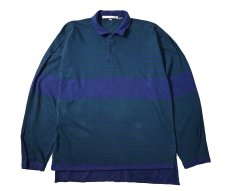 画像1: 90s Deadstock Perry Ellis Long Sleeve Polo Shirt (1)