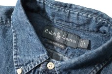 画像4: 90-00s Used Ralph Lauren Dungaree B/D Shirt "Classic Fit" (4)