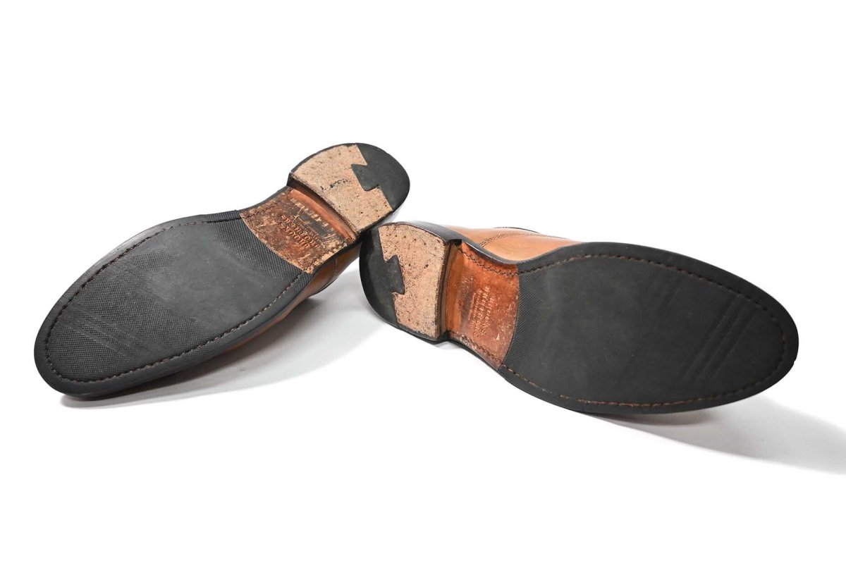 画像5: Used Brooks Brothers Straight Tip Leather Shoes made in USA (5)
