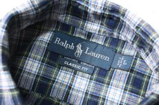 画像4: 90-00s Used Ralph Lauren Plaid B/D Shirt "Classic Fit" (4)