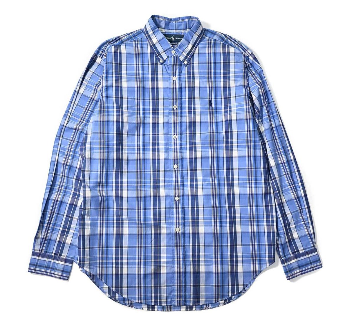 画像1: 90-00s Used Ralph Lauren Plaid B/D Shirt "Classic Fit" (1)