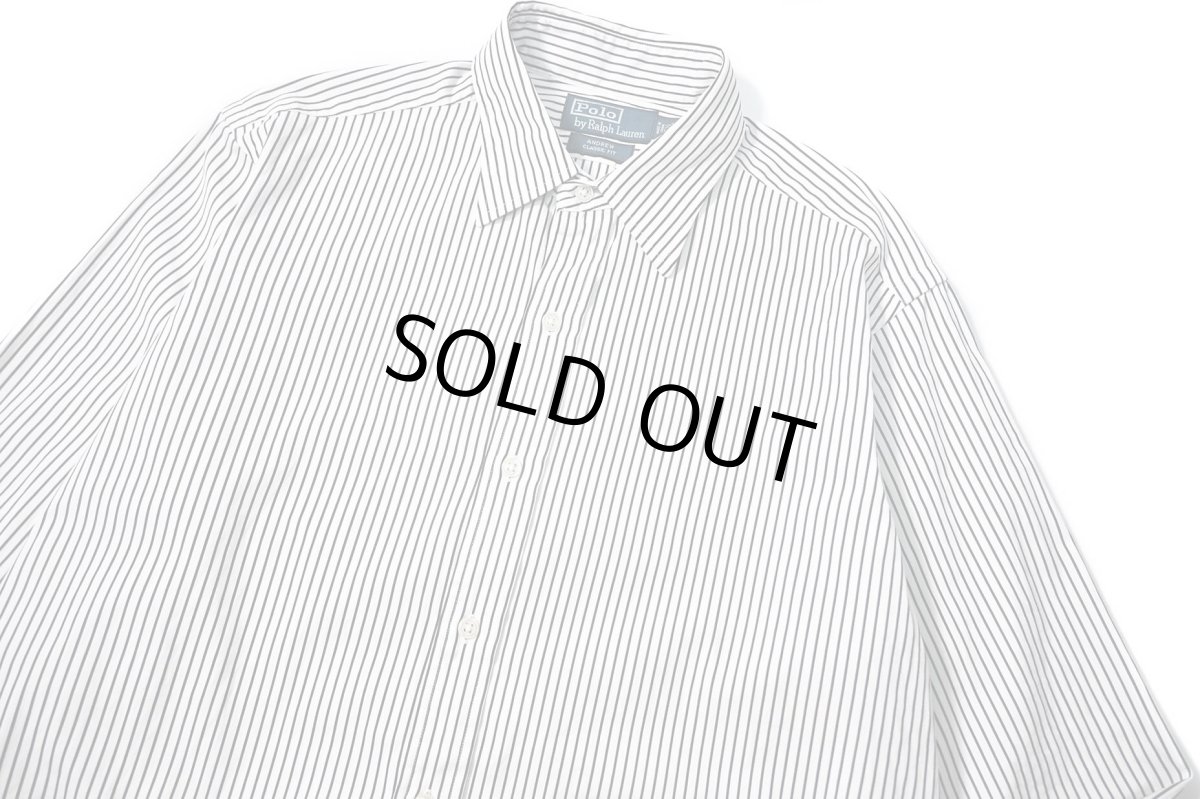 画像2: 90-00s Used Polo Ralph Lauren Stripe Shirt "Andrew" (2)