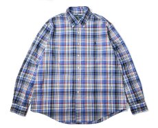 画像1: 90-00s Used Ralph Lauren Plaid B/D Shirt "Custom Fit" (1)