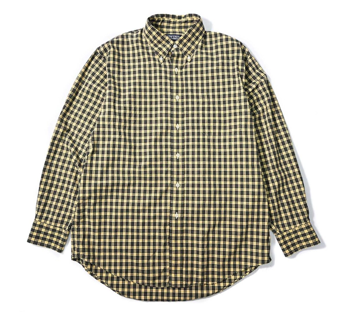 画像1: 90s Used Lands' End Plaid B/D Shirt (1)