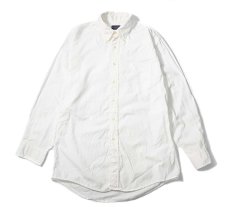 画像1: 90s Used Lands' End B/D Shirt White (1)