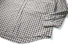 画像3: 90s Used Lands' End Plaid B/D Shirt (3)
