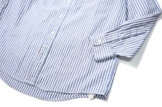 画像3: 90s Used Lands' End Stripe B/D Shirt (3)