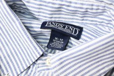 画像4: 90s Used Lands' End Stripe B/D Shirt (4)