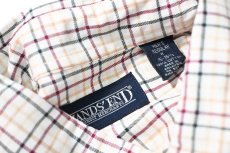 画像4: 90s Used Lands' End Plaid B/D Shirt (4)