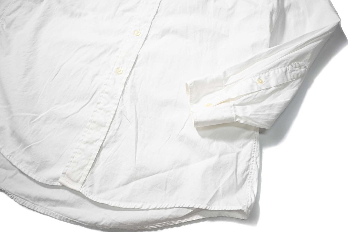 画像3: 90s Used Lands' End B/D Shirt White (3)