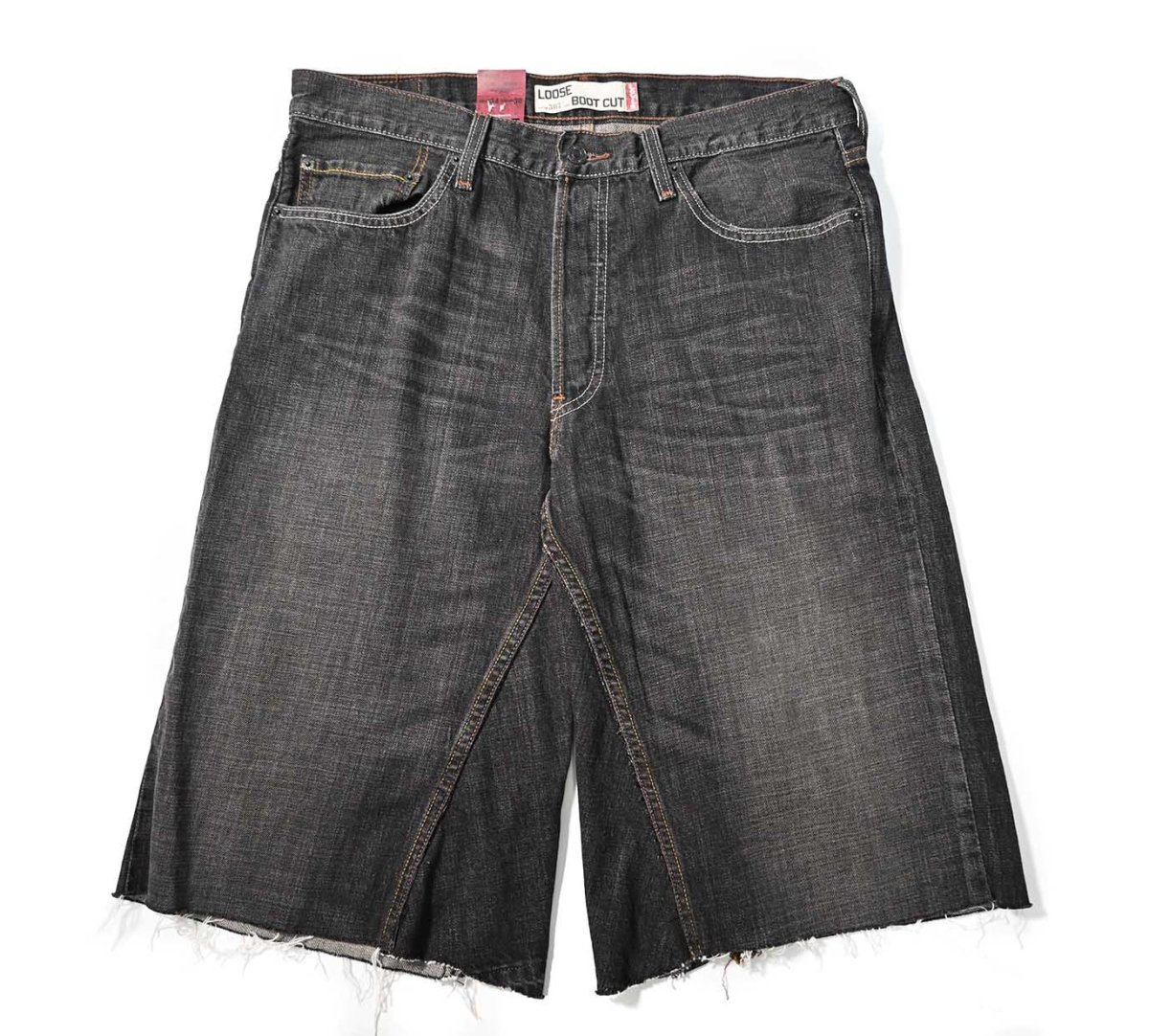 画像1: Deadstock Levi's 567 Customized Denim Jortsリーバイス (1)