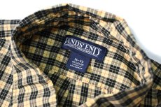 画像4: 90s Used Lands' End Plaid B/D Shirt (4)