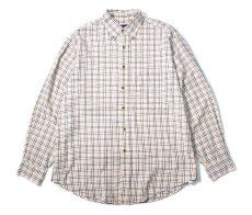 画像1: 90s Used Lands' End Plaid B/D Shirt (1)