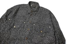 画像2: Used Versace Jeans Signature Polka Dot Pattern L/S Shirt (2)