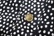 画像4: Used Versace Jeans Signature Polka Dot Pattern L/S Shirt (4)