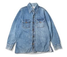 画像1: 70s Used Levi's Denim Shirt (1)