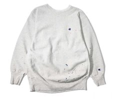 画像1: 90s Used Champion Reverse Weave Sweat Shirt Ash (1)