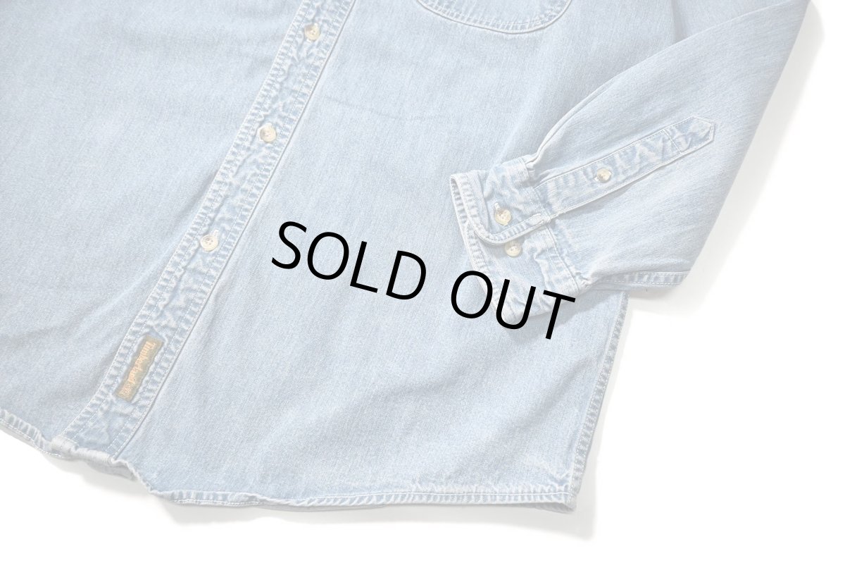 画像3: 90s Used Timberland Denim Shirt (3)