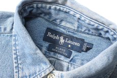 画像4: 90-00s Used Ralph Lauren Denim B/D Shirt "Blake" (4)