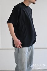 画像4: Los Angeles Apparel Garment Dye 8.5oz S/S Wide Tee Black Edge ロサンゼルス アパレル (4)