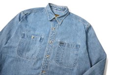 画像2: 90s Used Timberland Denim Shirt (2)