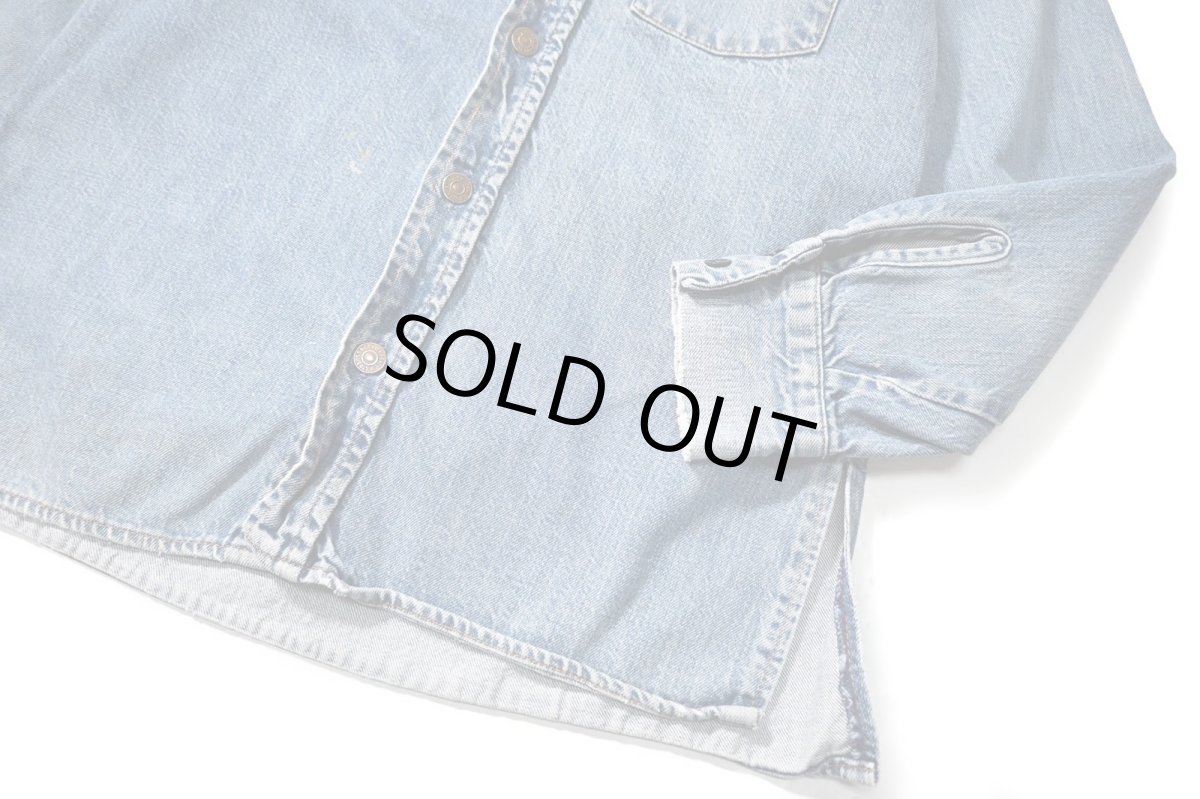 画像3: 70s Used Levi's Denim Shirt (3)