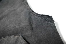 画像6: 09' Used Carhartt Quilt Lined Duck Vest Black (6)