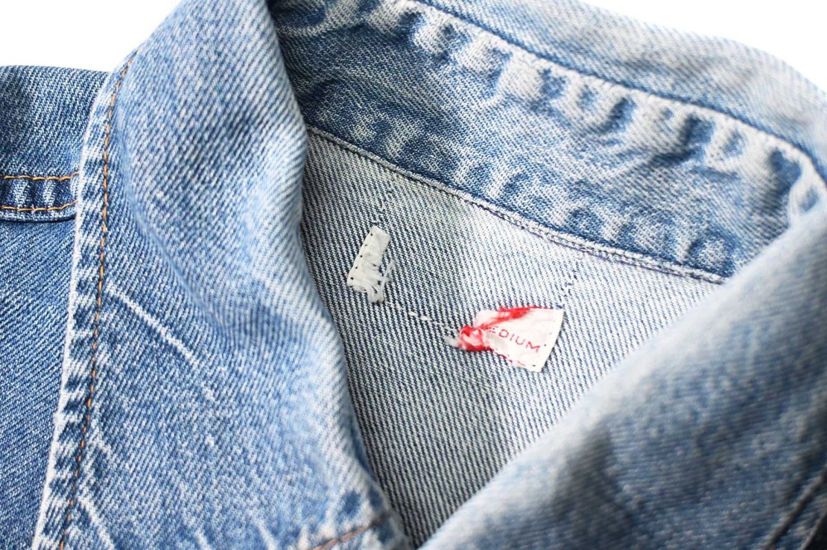画像4: 70s Used Levi's Denim Shirt (4)