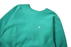 画像2: 90s Used Champion Reverse Weave Sweat Shirt Jade made in USA (2)