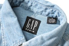 画像4: 90 Deadstock Gap Denim B/D Shirt made in Canada (4)