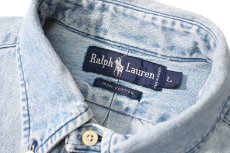 画像4: 90-00s Used Ralph Lauren Denim B/D Shirt (4)