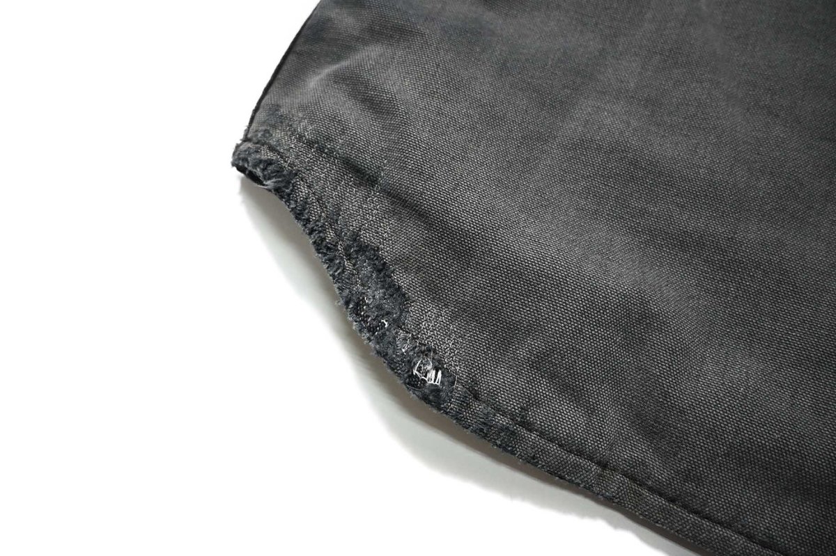 画像9: 09' Used Carhartt Quilt Lined Duck Vest Black (9)