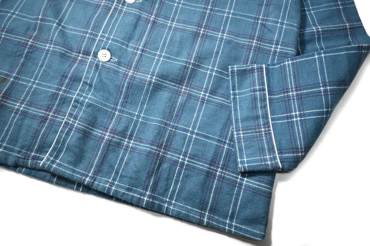 画像3: 90s Deadstock Towncraft Flannel Sleeping Shirt (3)