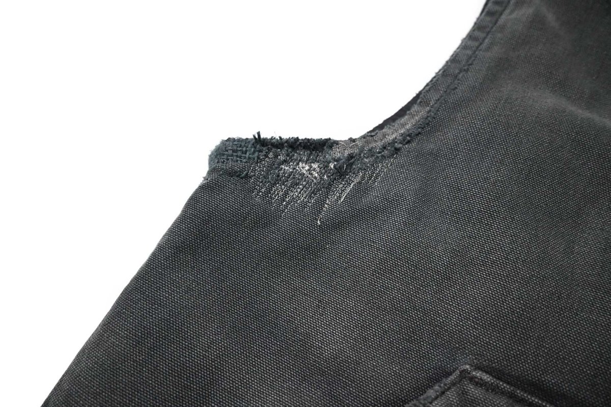 画像5: 09' Used Carhartt Quilt Lined Duck Vest Black (5)