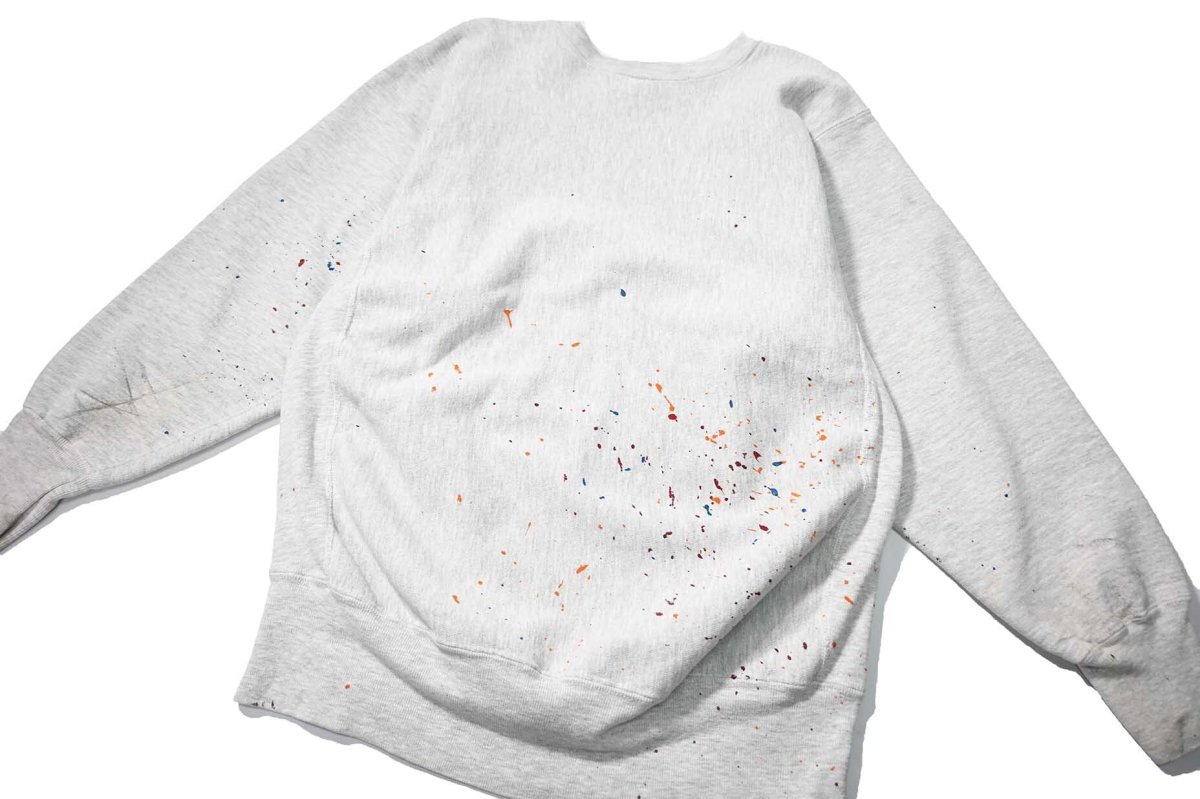 画像8: 90s Used Champion Reverse Weave Sweat Shirt Ash (8)