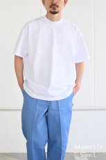 画像4: Los Angeles Apparel Garment Dye 8.5oz S/S Wide Tee White ロサンゼルス アパレル (4)