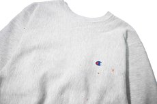 画像2: 90s Used Champion Reverse Weave Sweat Shirt Ash (2)