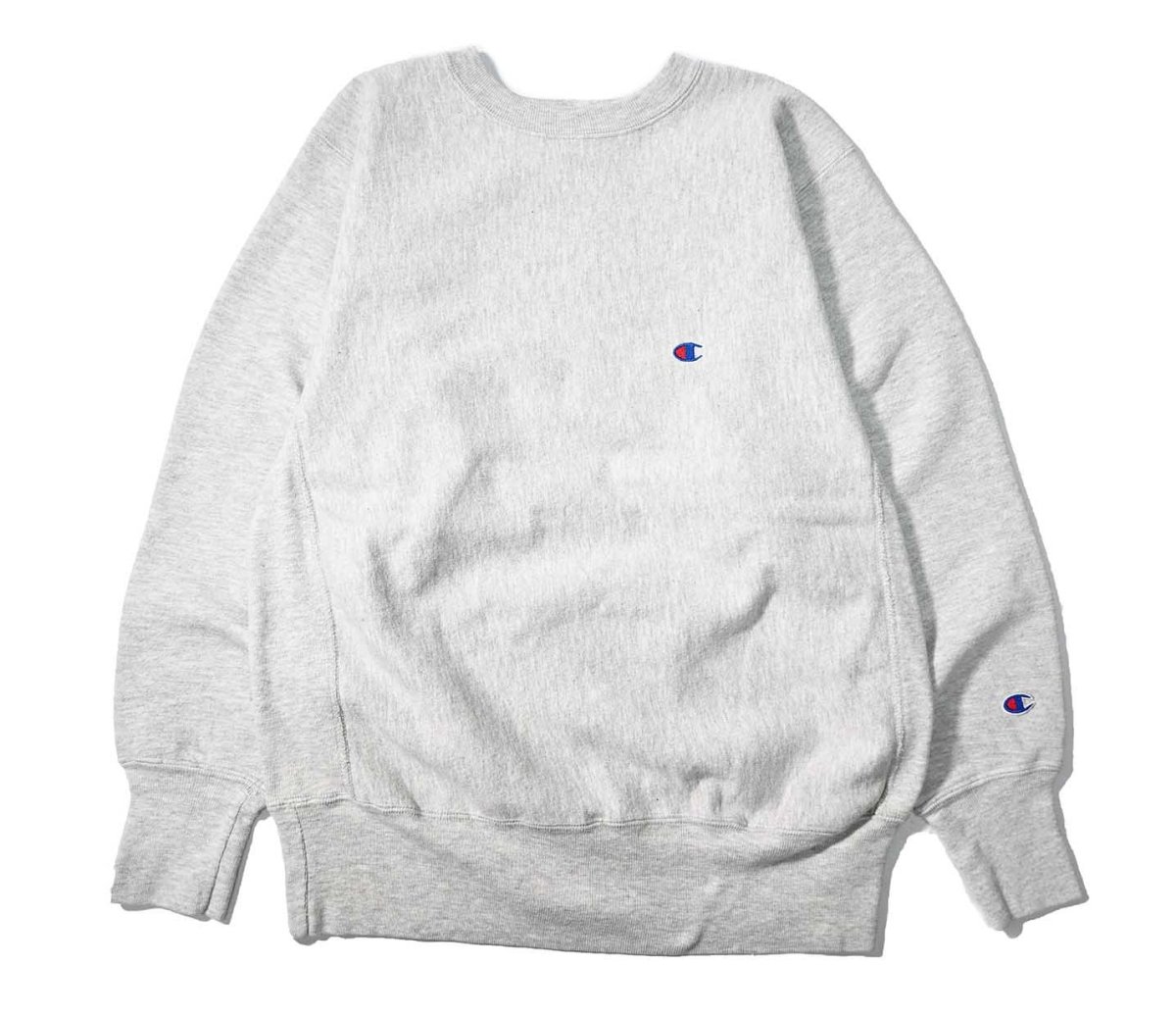 画像1: 90s Used Champion Reverse Weave Sweat Shirt Ash made in USA (1)