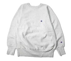 画像1: 90s Used Champion Reverse Weave Sweat Shirt Ash made in USA (1)