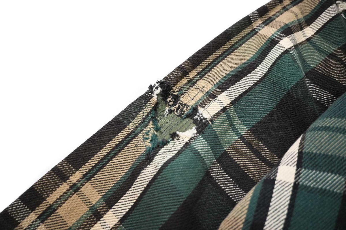 画像5: 90s Used Five Brother Heavy Flannel Shirt (5)