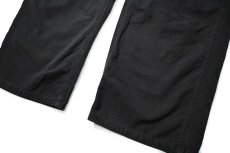 画像3: 19' Used Carhartt B151 Canvas Utility Work Pants Black カーハート (3)