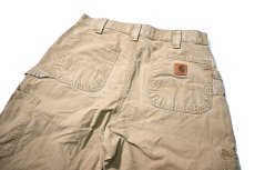 画像4: 19' Used Carhartt B151 Canvas Utility Work Pants Khaki カーハート (4)
